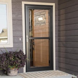 A storm door.